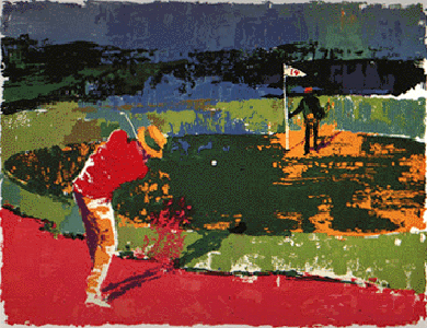 Chipping On by LeRoy Neiman