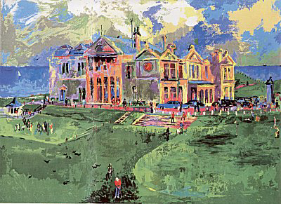 Clubhouse at Old St. Andrew's by LeRoy Neiman