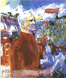 Coach Bill Walsh by LeRoy Neiman