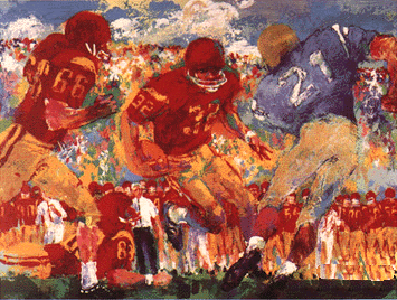 Cross-Town Rivalry, 1967 by LeRoy Neiman