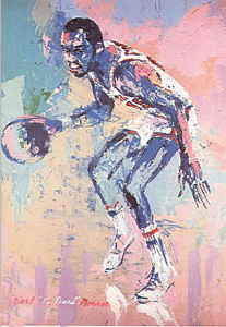 Earle (The Pearl) Monroe by LeRoy Neiman