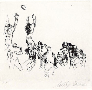 Football Suite (Field Goal II) by LeRoy Neiman