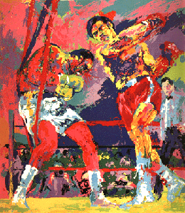 Frazier - Forman, Jamaica by LeRoy Neiman