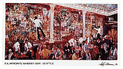 F.X. McRory's Whiskey Bar by LeRoy Neiman