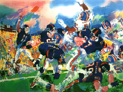 Giants - Bronco Classic by LeRoy Neiman