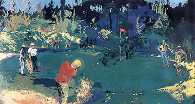 Golf's Threesome (Trevino, Nicklaus, Palmer) by LeRoy Neiman