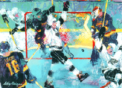 Gretzky's Goal by LeRoy Neiman