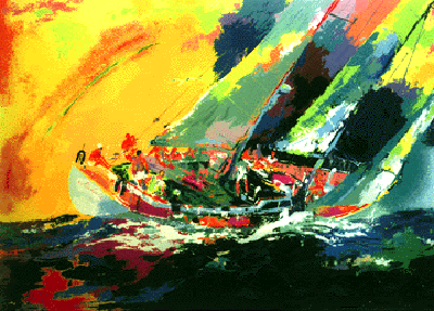 Hawiian Sailing by LeRoy Neiman