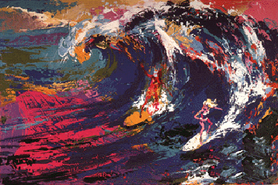 Hawiian Surfers by LeRoy Neiman