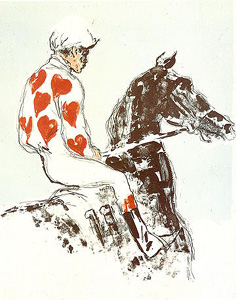 Jockey Suite (Hearts) by LeRoy Neiman