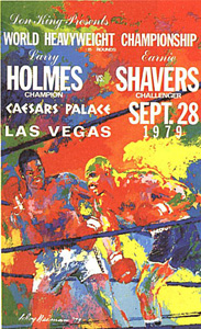 Holmes vs. Shavers by LeRoy Neiman