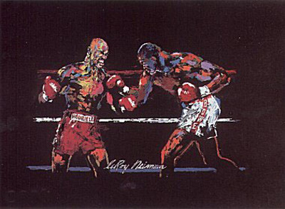 Holyfield - Bowe by LeRoy Neiman