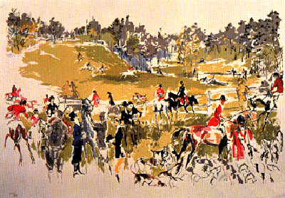 Hunter Trials by LeRoy Neiman