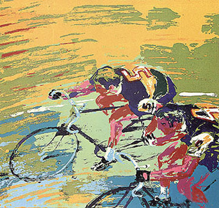 Indoor Cycling by LeRoy Neiman