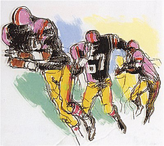 Football Suite II (Interference) by LeRoy Neiman