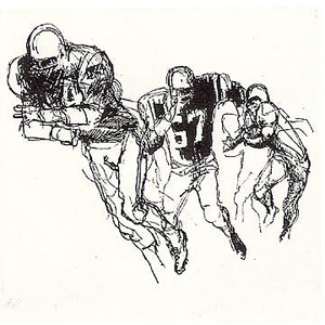 Football Suite (Interference II) by LeRoy Neiman