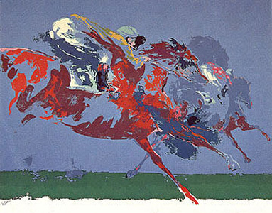 In the Stretch by LeRoy Neiman