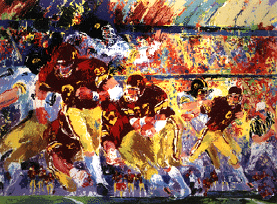 Iowa vs. Minnesota by LeRoy Neiman