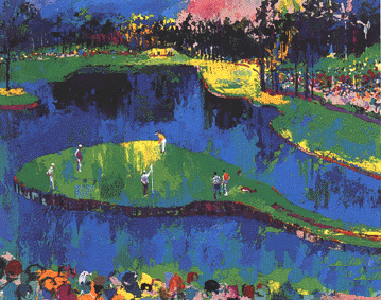 Island Hole at Sawgrass by LeRoy Neiman