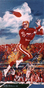 Jerry Rice by LeRoy Neiman