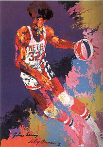 Julius Erving by LeRoy Neiman