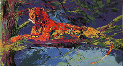 Kenya Leopard by LeRoy Neiman