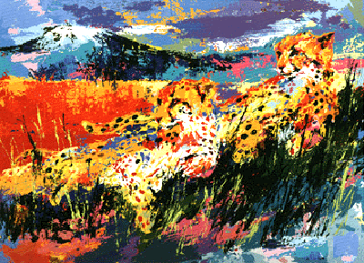 Kilimanjaro Cheetah by LeRoy Neiman