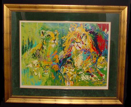Lion Family by LeRoy Neiman
