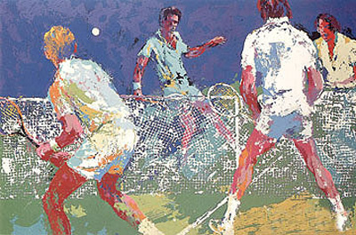 Men's Doubles by LeRoy Neiman