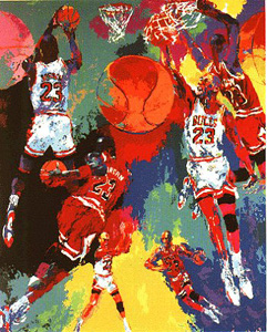 Michael Jordan by LeRoy Neiman