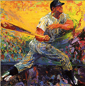 Mickey Mantle by LeRoy Neiman
