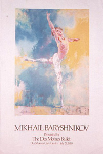 Mikhail Baryshnikov by LeRoy Neiman