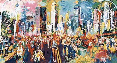 New York Marathon by LeRoy Neiman