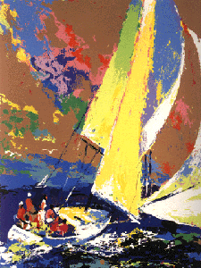 Normandy Sailing by LeRoy Neiman