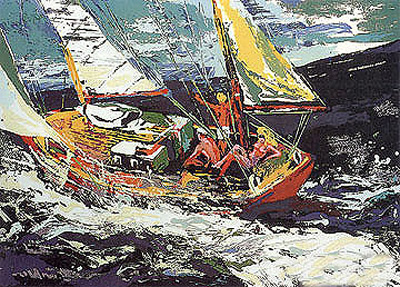 North Seas Sailing by LeRoy Neiman