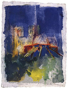 Notre Dame by LeRoy Neiman