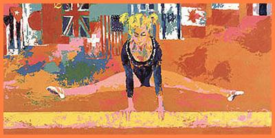 Olympic Gymnast by LeRoy Neiman