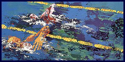 Olympic Swimmer by LeRoy Neiman