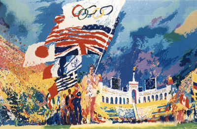 Opening Ceremonies, XXIII Olympiad 1984 by LeRoy Neiman