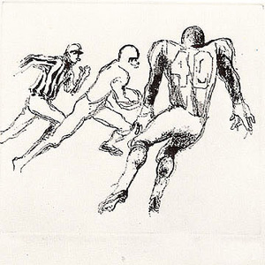 Football Suite (Open Runner) by LeRoy Neiman