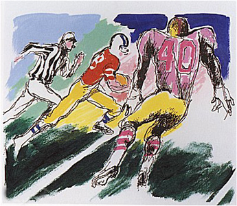 Football Suite II (The Line) by LeRoy Neiman