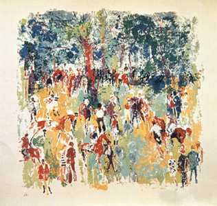 Paddock by LeRoy Neiman