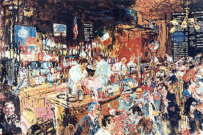 P.J. Clarke's Bar by LeRoy Neiman