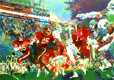 Post Season Football Classic by LeRoy Neiman