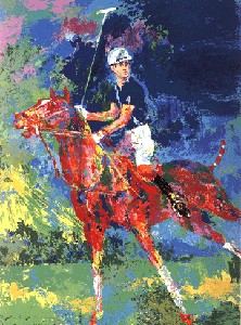 Prince Charles Polo by LeRoy Neiman