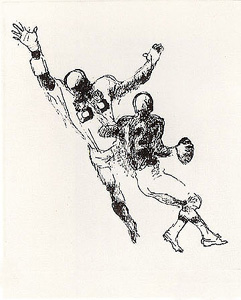 Football Suite (Quarterback) by LeRoy Neiman