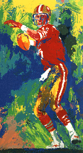 Quarterback of the Eighties by LeRoy Neiman