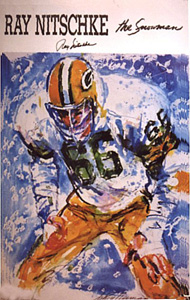 Ray Nitschke (The Snowman) by LeRoy Neiman