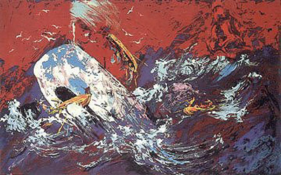 Moby Dick Suite (Red Sky) by LeRoy Neiman