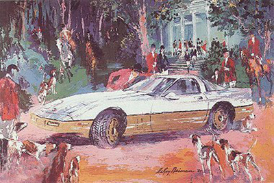 Rendezvous Corvette by LeRoy Neiman